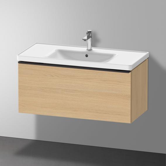 Тумба подвесная под раковину DURAVIT D-Neo DE425603030 984 мм х 452 мм, с одним выдвижным ящиком, натуральный дуб