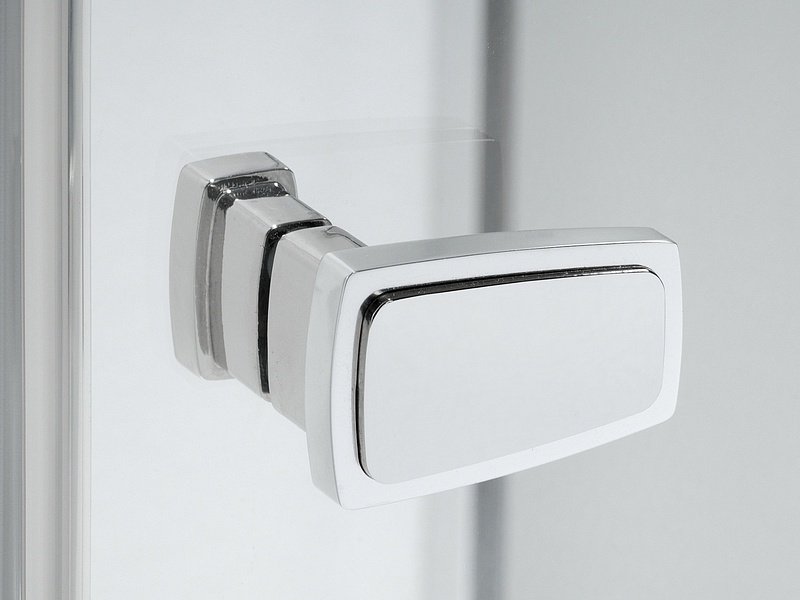 АКЦИЯ Дверь в нишу складная Provex Combi Free 0005 CF 05 GL L 1000 мм х 1975 мм, блестящий алюминий/стекло прозрачное