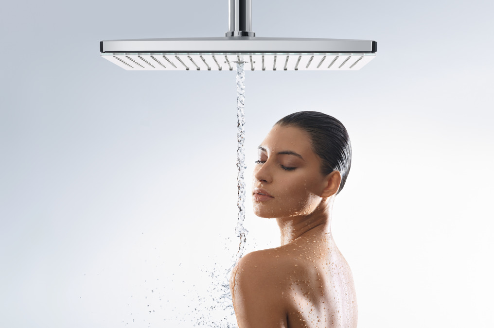 Верхний душ Hansgrohe Rainmaker Select 24007600 Чёрное стекло