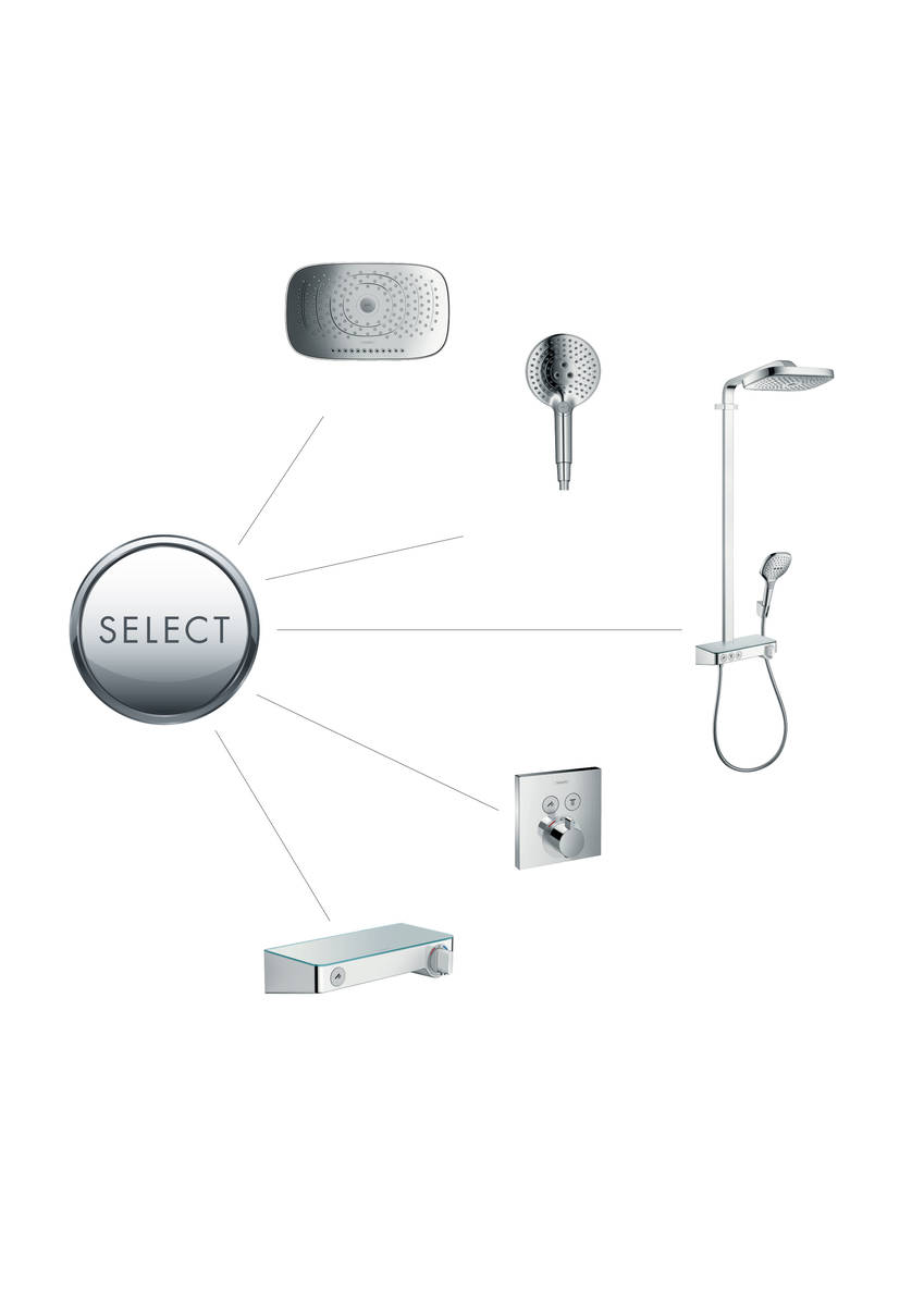 Ручной душ Hansgrohe  Raindance Select S 120 3jet 26530000 хром