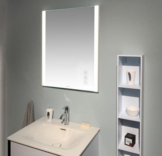 Зеркало с подсветкой DURAVIT XViu XV70410B1B1 620 мм х 800 мм, версия Icon, шампань