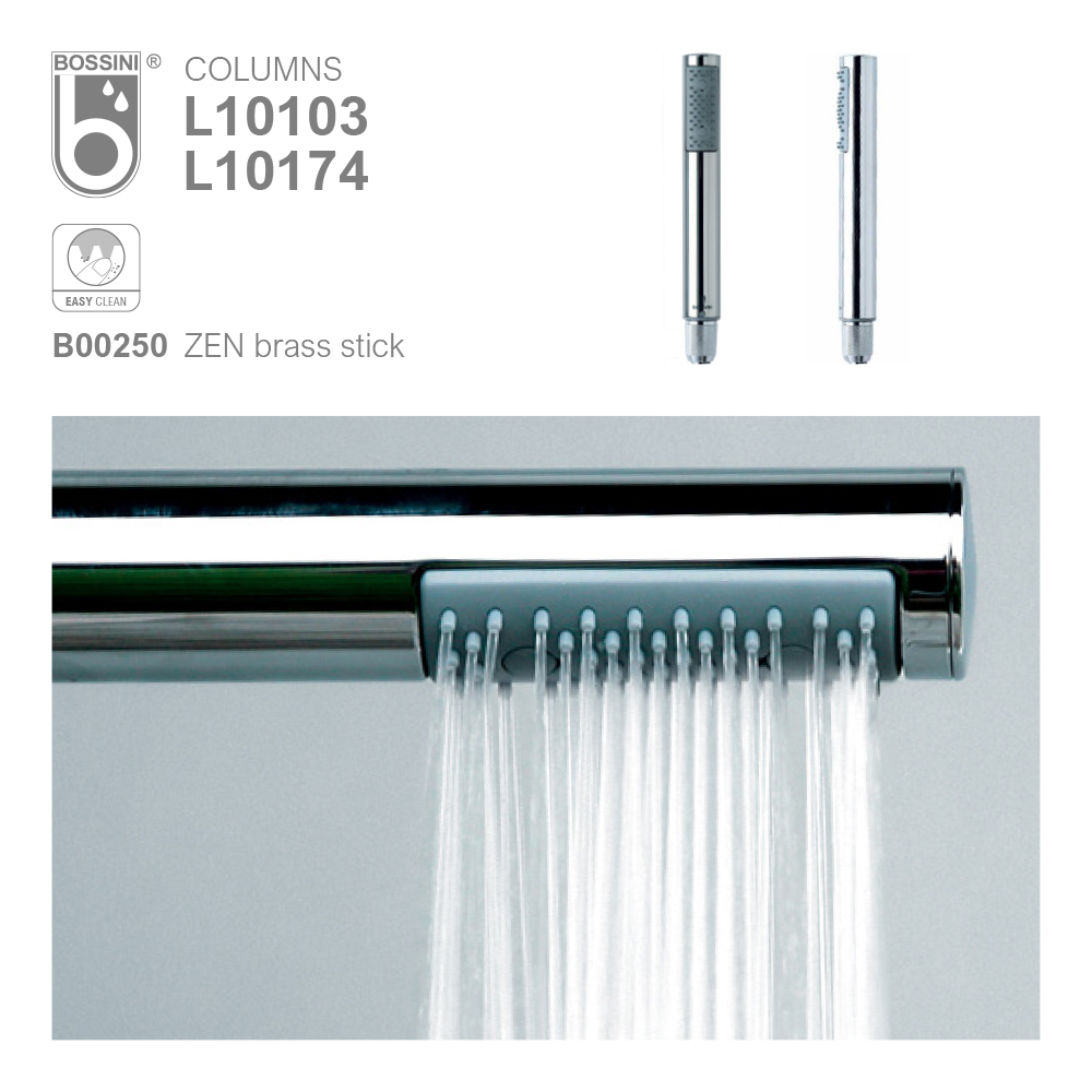 Душевая стойка Bossini Cosmo L10103.073 черный матовый