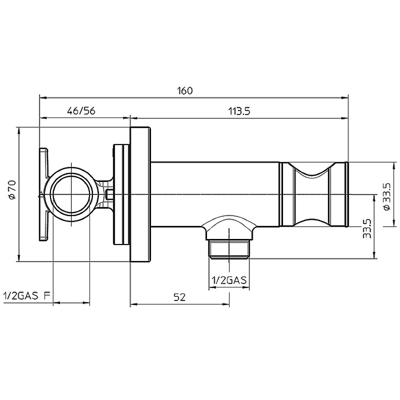 Комплект гигиенический с прогрессивным смесителем BOSSINI PALOMA BRASS E37005B.043 с лейкой и шлангом, цвет сатинированное золото