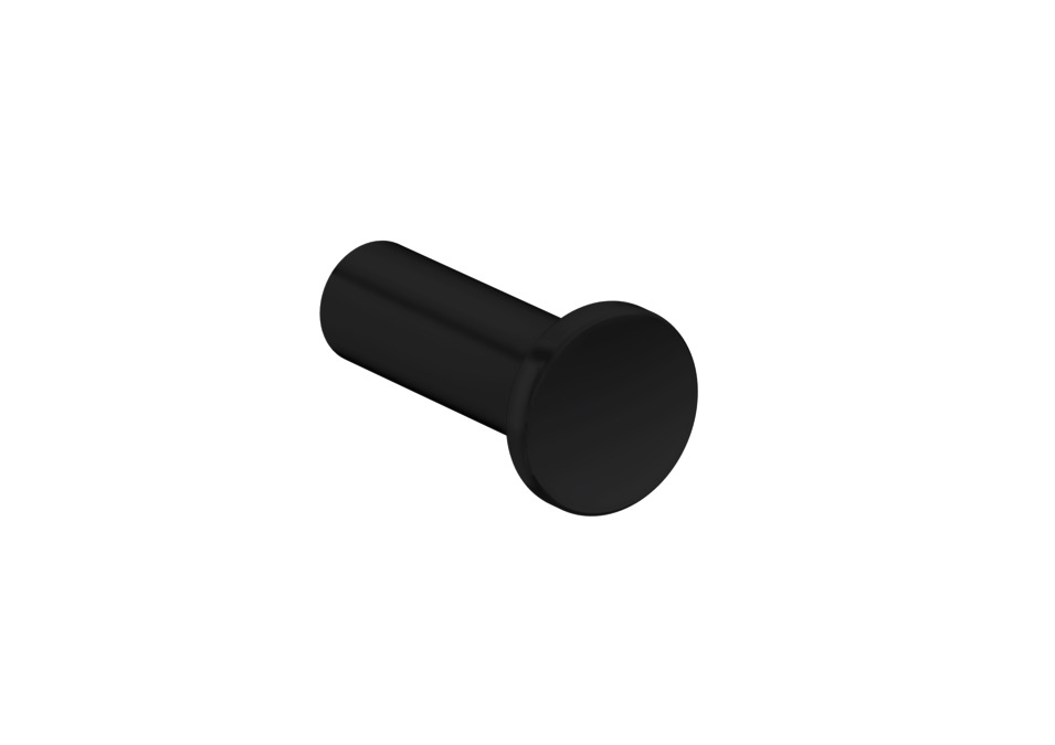 Одинарный крючок AXOR Universal Circular 42811670 Матовый чёрный