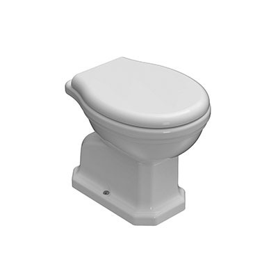 Сиденье для унитаза GLOBO PAESTUM PA138BI 368 мм х 415 мм, съёмное, с Soft-Close, белый глянцевый