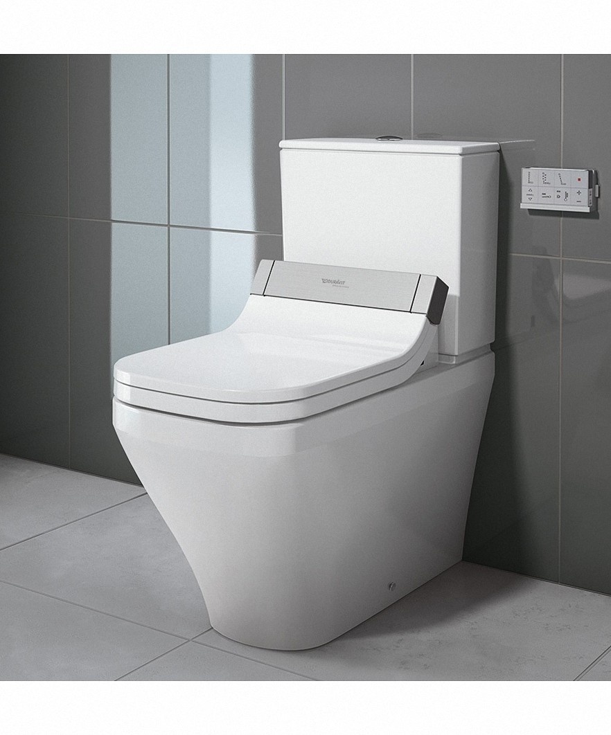 Бачок для унитаза Duravit DuraStyle 09351000051 подвод воды снизу слева, с покрытием WonderGliss, белый