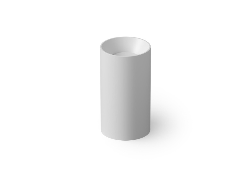 Раковина напольная из композита DEA DESIGN Pedestal Basin DD2011 495 18 495 мм х 495 мм х 900 мм, с донным клапаном, цвет Белый