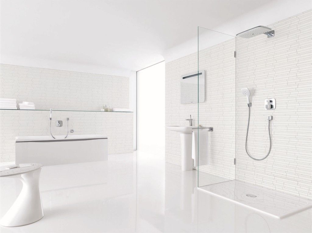 Термостат для ванны встраиваемый Hansgrohe PuraVida 15775000 с запорным вентилем хром