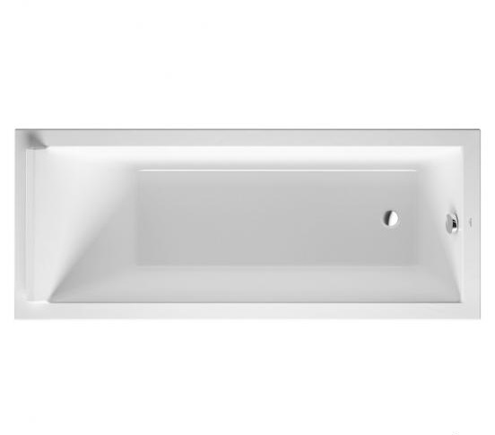 Акриловая ванна Duravit Starck 700334000000000 1700 х 700 c одним наклоном для спины, встраиваемая версия или версия с панелями, белая