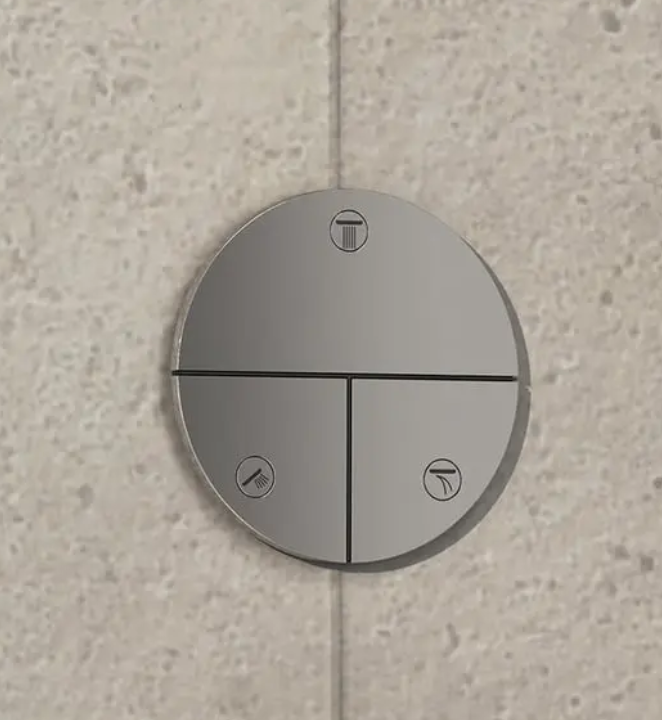 Переключатель потоков воды на 3 источника Hansgrohe ShowerSelect Comfort S 15558700 цвет Белый матовый