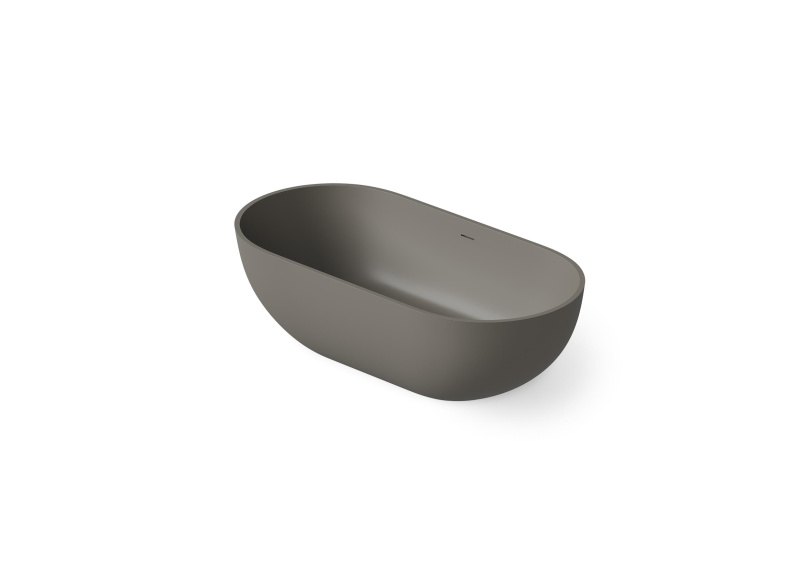 Ванна овальная отдельностоящая из композита DEA DESIGN SHADOW DD8619 1780 3 1780 мм х 880 мм х 520 мм, с сифоном и донным клапаном, цвет Grey №3