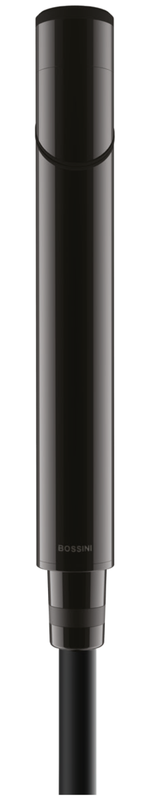 Однофункциональный ручной душ-палочка BOSSINI PLY B00950.655 Ø 30 мм, с поворачивающейся на 360° головкой, цвет Brushed Absolute black