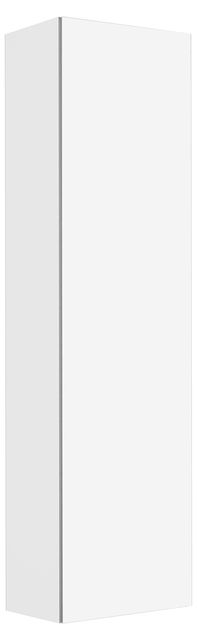 Высокий шкаф-пенал Keuco Plan 32932 300001 корпус ламинированный матовый белый, фасад стекло белый глянцевый