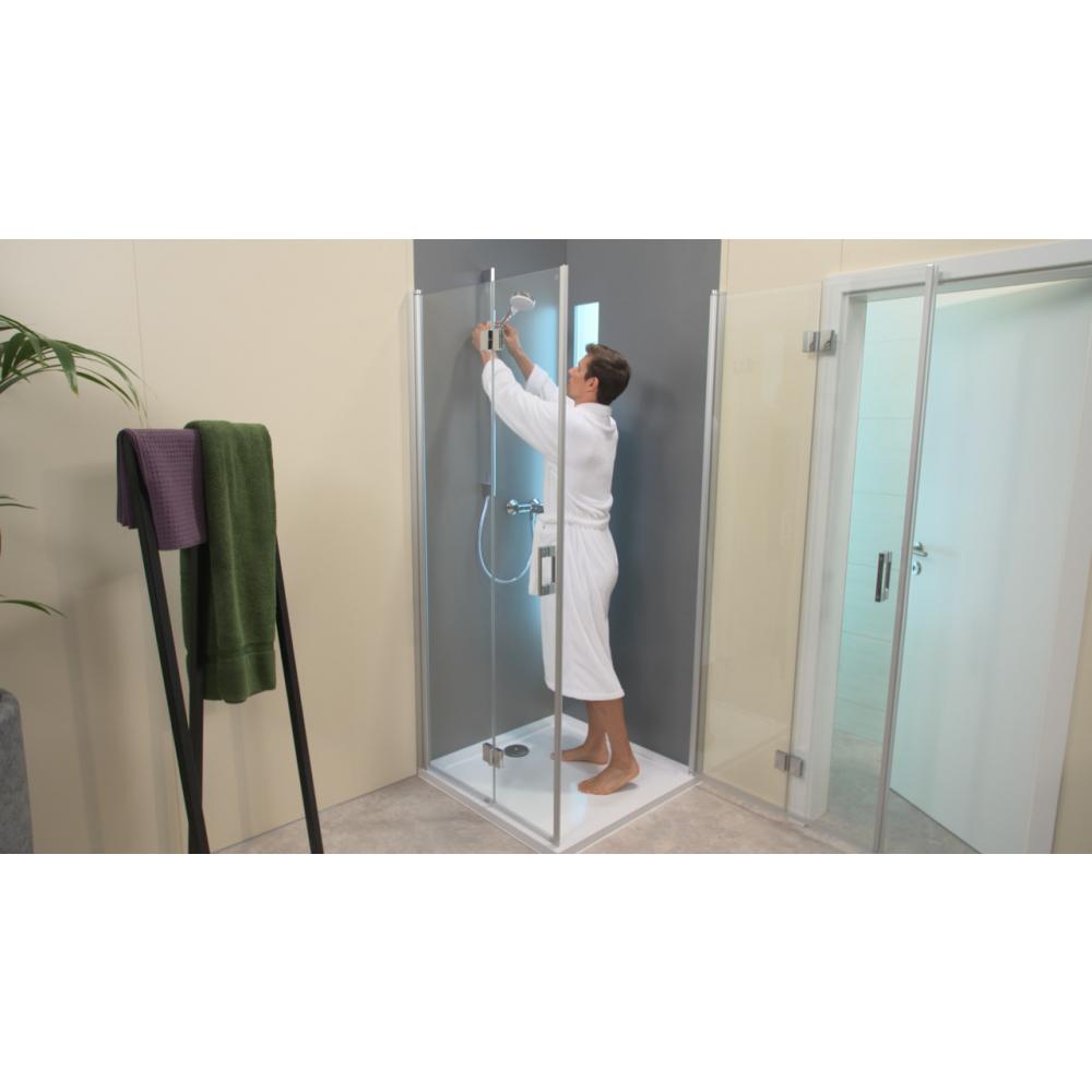 Душевой гарнитур со штангой 90 см Hansgrohe Crometta 1jet 26537400 Белый/Хром