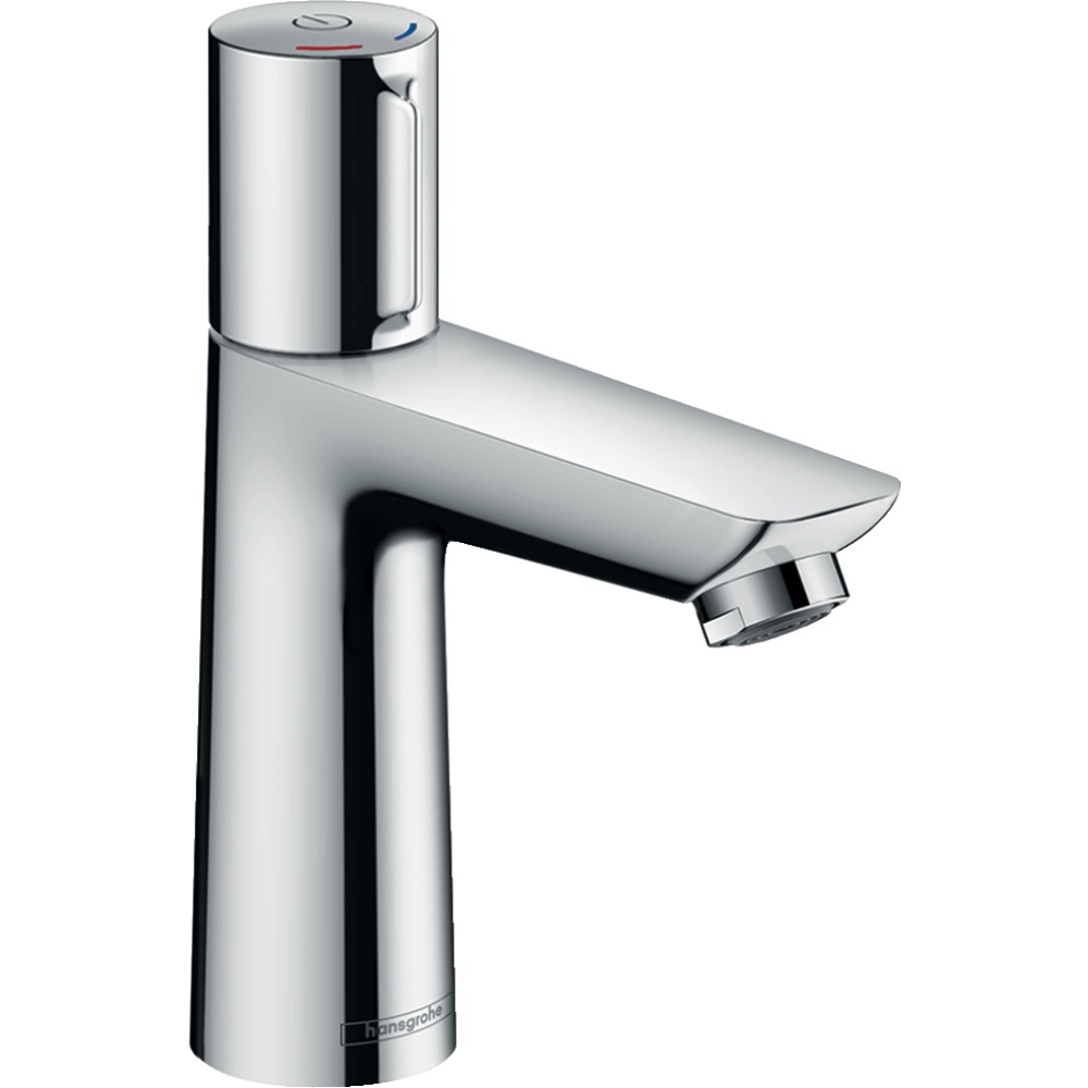 Однорычажный смеситель для раковины HANSGROHE Talis Select E 71750000 с донным клапаном, цвет Хром