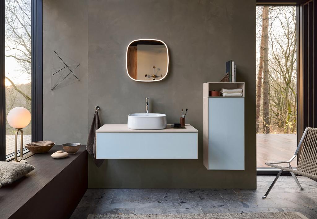Зеркало с подсветкой и обогревом DURAVIT ZENCHA ZE7065000000000 500 мм х 500 мм, белое
