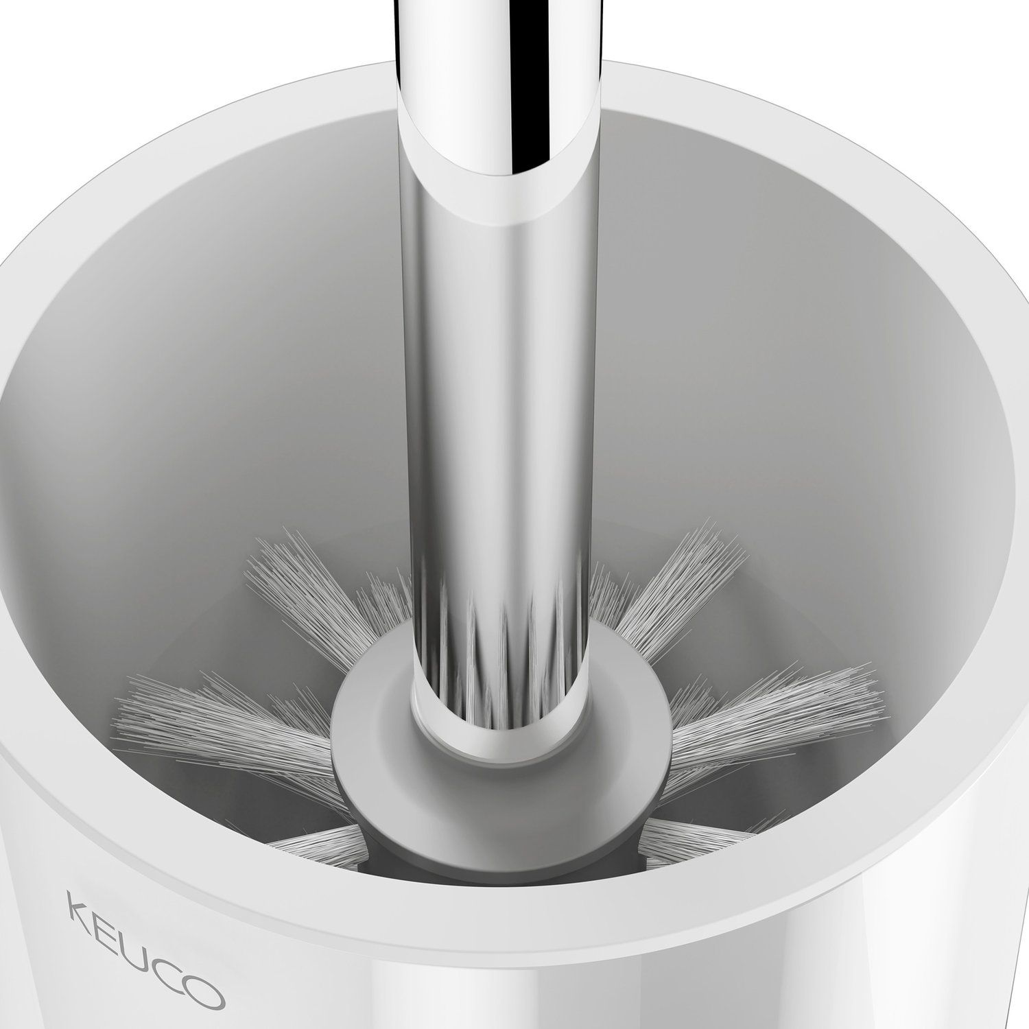 Туалетный ёрш с колбой KEUCO AVENO 14664 019000 с клеевым комплектом, цвет Хром