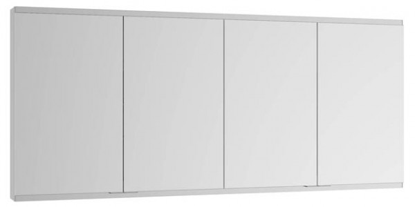 Зеркальный шкаф с подсветкой KEUCO Royal Modular 2.0 800411161000500 настенный, с четырьмя дверцами, серебристый анодированный