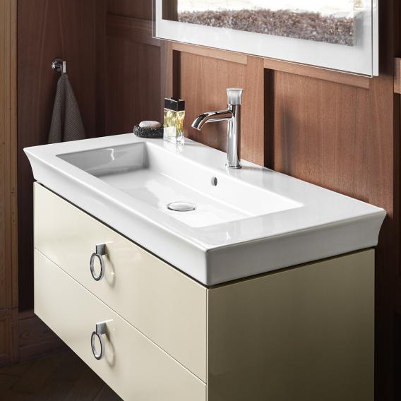 Раковина встраиваемая Duravit White Tulip 2363100060 1050 мм х 490 мм, без отверстия под смеситель, с переливом, белая