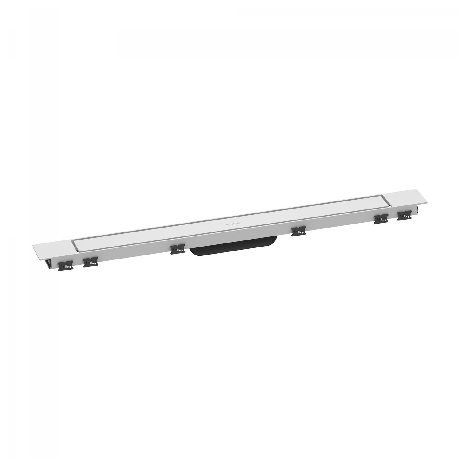 Внешняя часть трапа для душа HANSGROHE RainDrain Match Plus 56215700 800 мм, с регулировкой по высоте, цвет Белый матовый