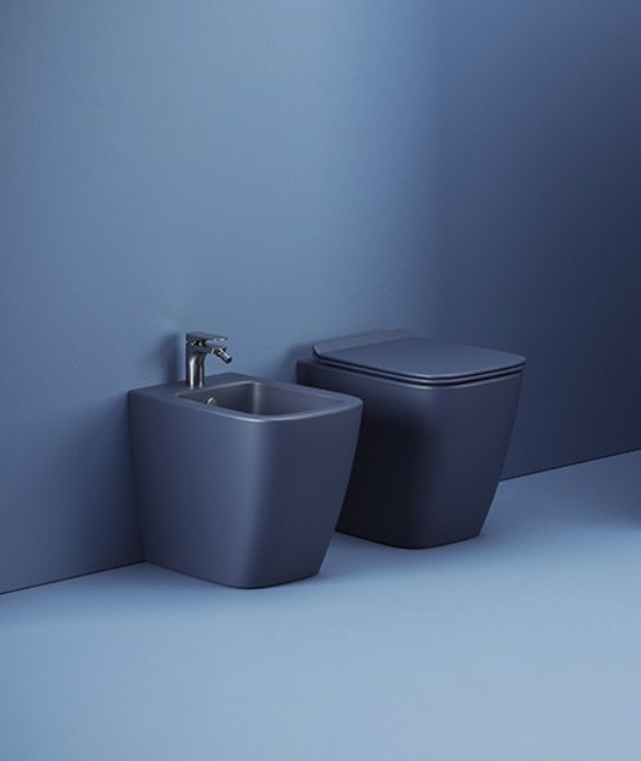 Сиденье для унитаза с крышкой ARTCERAM А16  ASA001 17 71  soft-close, slim, чёрный матовый