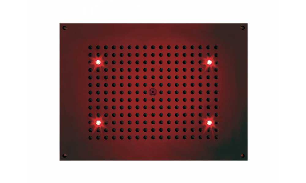 Верхний душ Bossini Dream Rectangular H37450 Хром с RGB хромотерапией