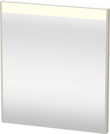Зеркало с подсветкой Duravit Brioso BR7001 серый матовый