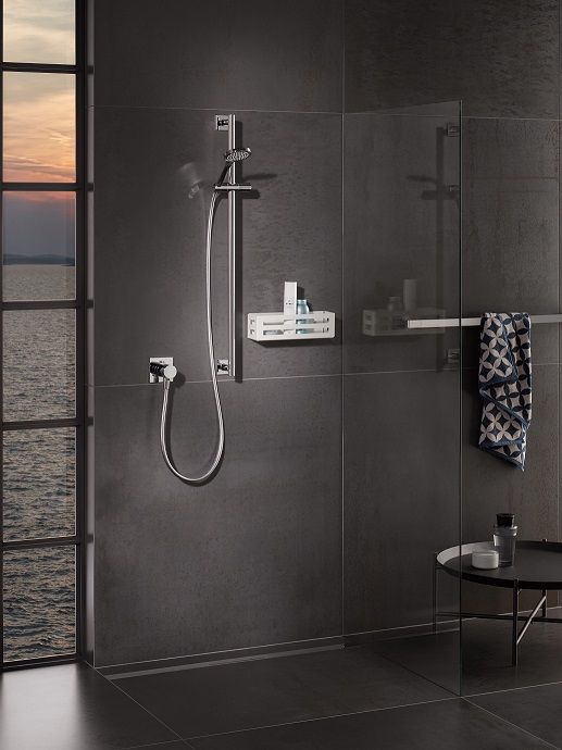 Корзинка для душа KEUCO UNIVERSAL 24954 510000 101 мм х 320 мм х 93 мм, цвет белый матовый