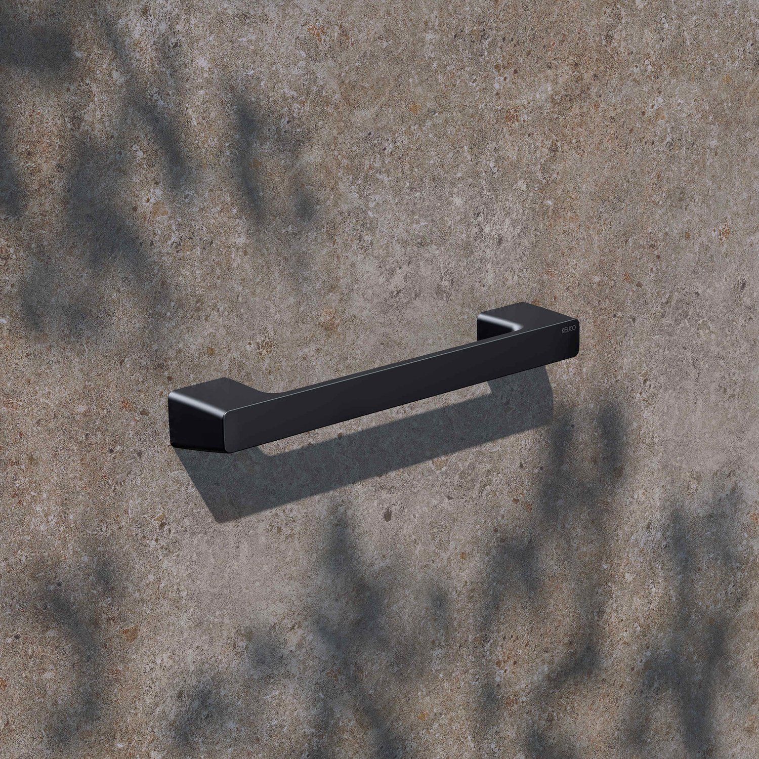 Поручень KEUCO AVENO 14607 370000 300 мм, с клеевым комплектом, цвет Чёрный матовый