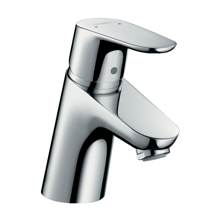 Однорычажный смеситель для раковины HANSGROHE Focus 31733000 70 мм, без донного клапана, цвет Хром