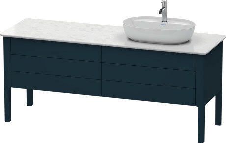 Тумба напольная под столешницу Duravit Luv LU9568R9898 темно-синий
