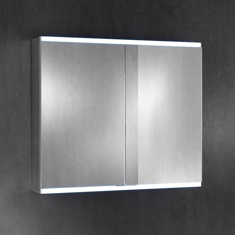 Зеркальный шкаф с подсветкой Keuco Royal Modular 2.0 для настенного монтажа 900 х 700 х 120 мм
