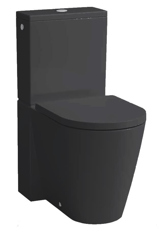 Бачок для унитаза  Kartell by Laufen 8.2933.1.020.871.1  черный, подвод воды сзади вверху