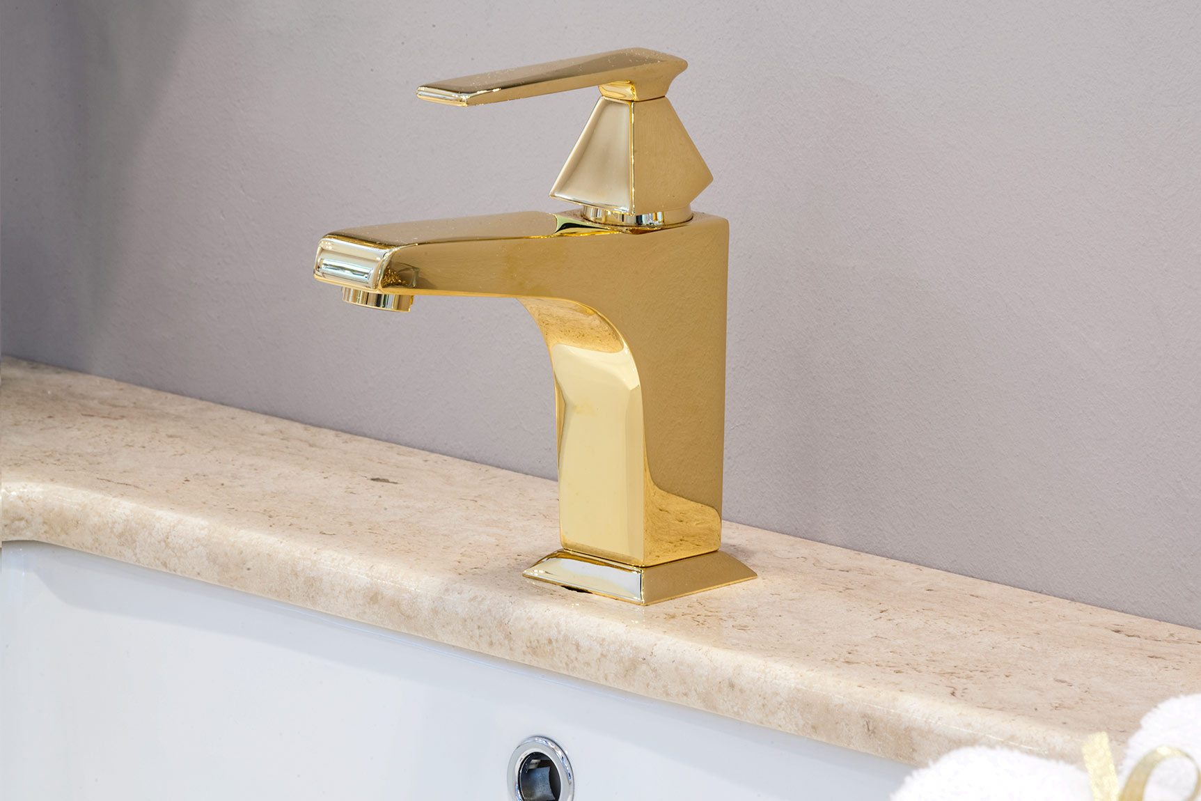 Смеситель однорычажный для раковины NICOLAZZI VINCENT Margherita 3002CR35 с донным клапаном, хром