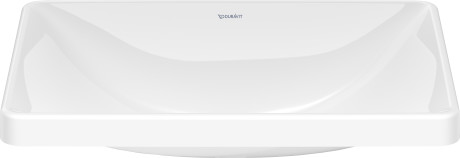 Раковина встраиваемая сверху Duravit D-Neo 0358600079 600 мм х 440 мм, без перелива, без отверстия под смеситель, белая