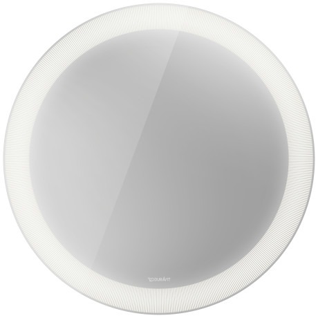 Зеркало круглое с подсветкой Duravit Happy D.2 Plus HP7480S0000 декор radial