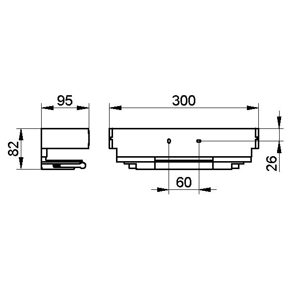 Полка для ванной (корзина) Keuco Edition 11 11159 010000 алюминий аннодированный серебристый, хром