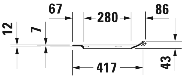 Сиденье для унитаза с крышкой Duravit DuraStyle 0063710000 без автоматического опускания, белый