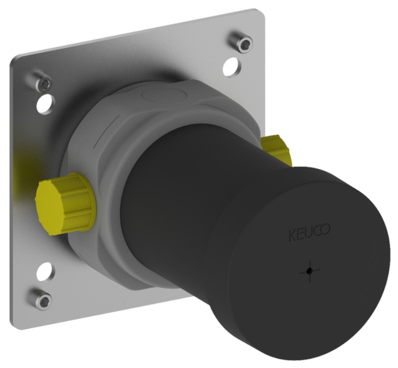 Встраиваемая функциональная часть для переключателя на 2 потребителя Keuco IXMO 59556 000170 с выводом для шланга
