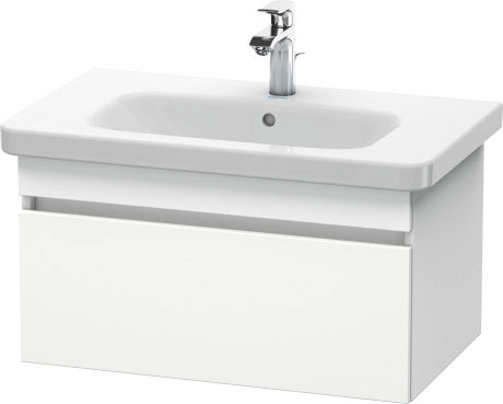 Тумба подвесная под раковину Duravit DuraStyle DS638101818 белый матовый