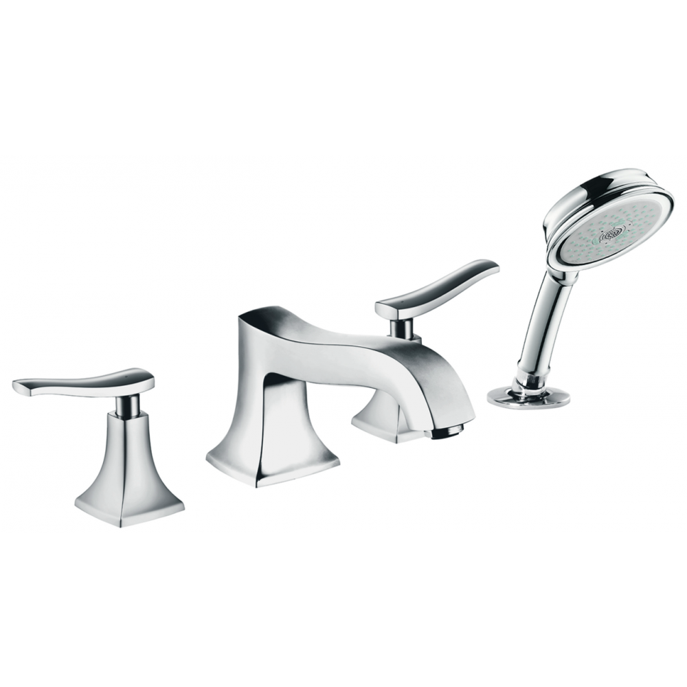 Смеситель на борт ванны на 4 отверстия Hansgrohe 31314000 Хром