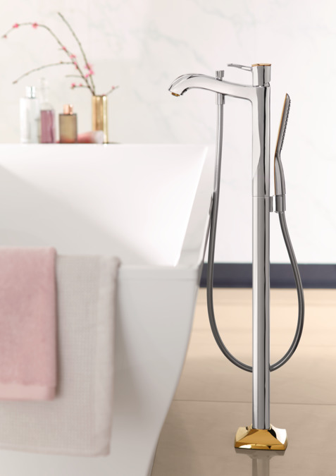 Смеситель для ванны напольный Hansgrohe Metropol Classic 31445000 Хром