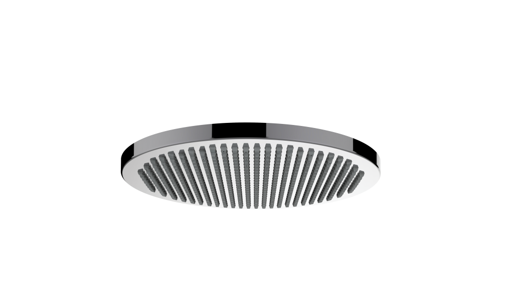 Верхний душ BOSSINI Apice H70430H.073 280 мм, с настенным кронштейном 350 мм, чёрный матовый