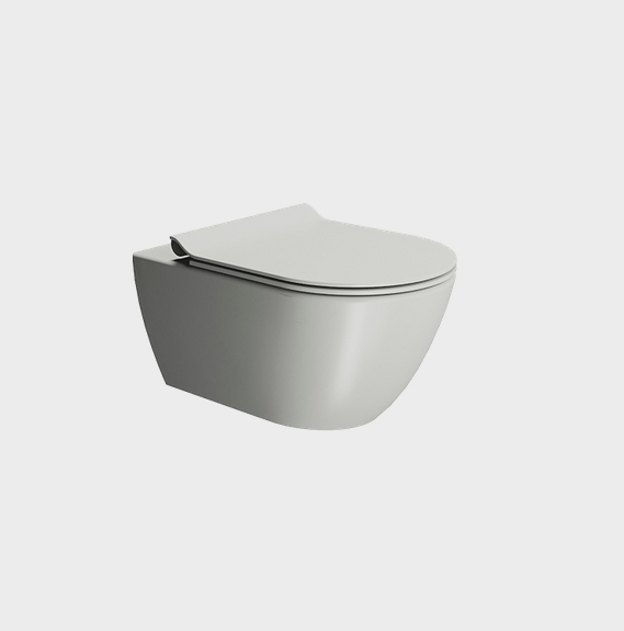Унитаз подвесной GSI PURA 881517 Swirlflush, для крепежа FISR2, Cenere Matte