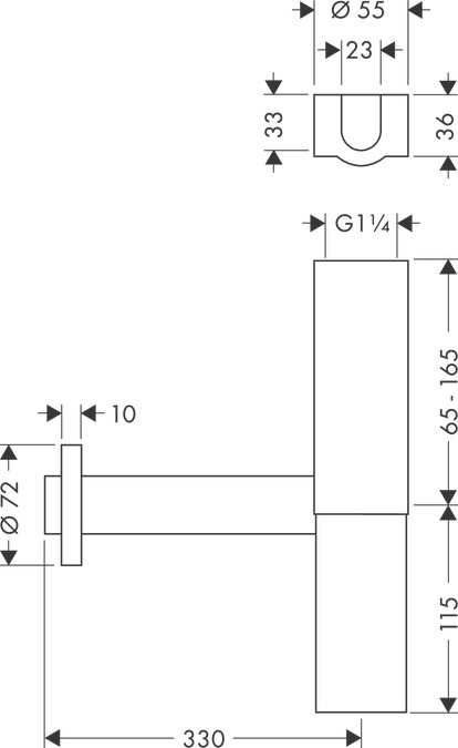Сифон для раковины Hansgrohe Flowstar 52100000 Хром