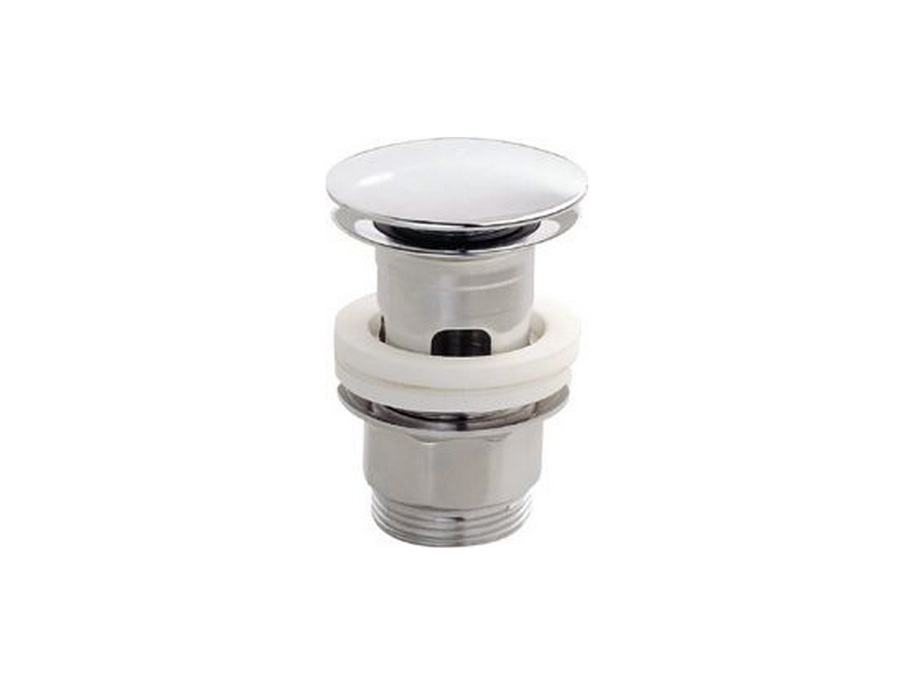 Донный клапан click-clack для раковины CISAL Complementi ZA00162021 с переливом, цвет Хром