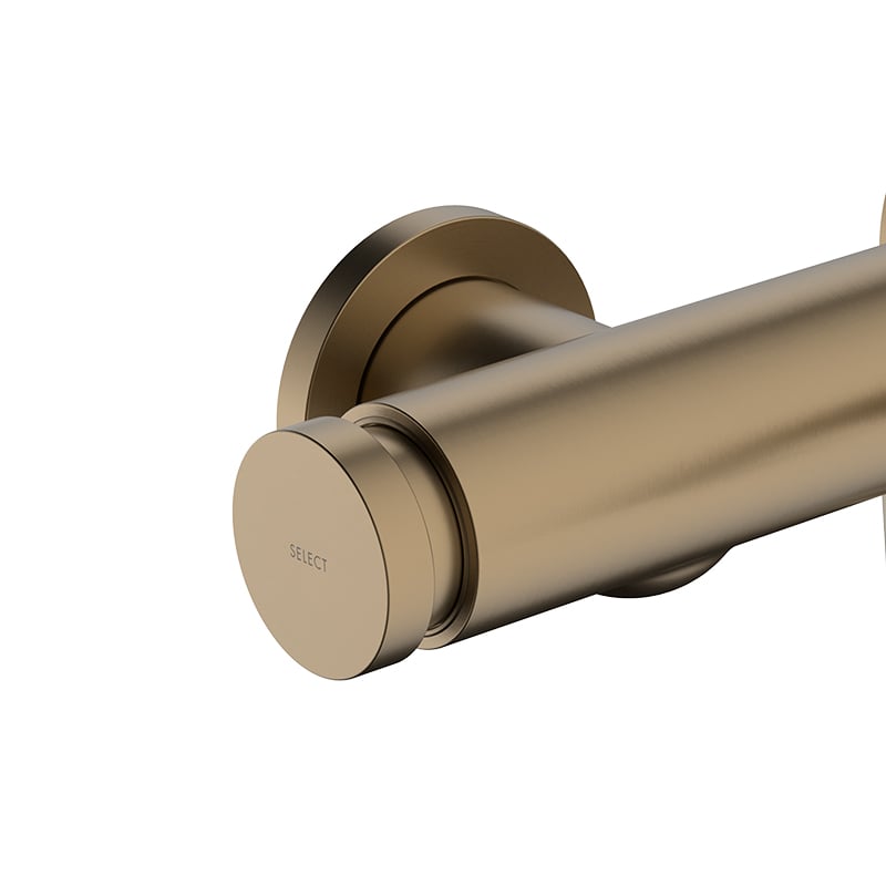 Однорычажный смеситель для ванны HANSGROHE Tecturis S 73422140 цвет Шлифованная бронза