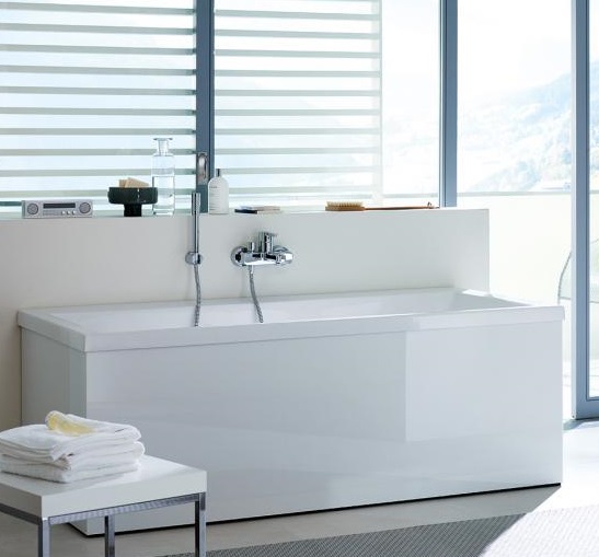 Акриловая ванна Duravit Vero 700133000000000 1700 х 750 c наклоном для спины слева, встраиваемая версия, белая