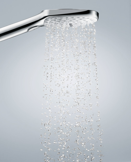 Ручной душ Hansgrohe Raindance Select E 26521400 120 3jet EcoSmart 9 л/мин белый/хром