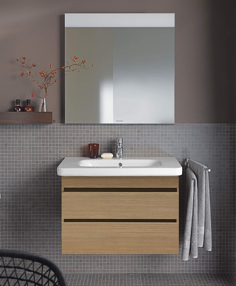 Тумба подвесная под раковину Duravit DuraStyle DS648005252 дуб европейский